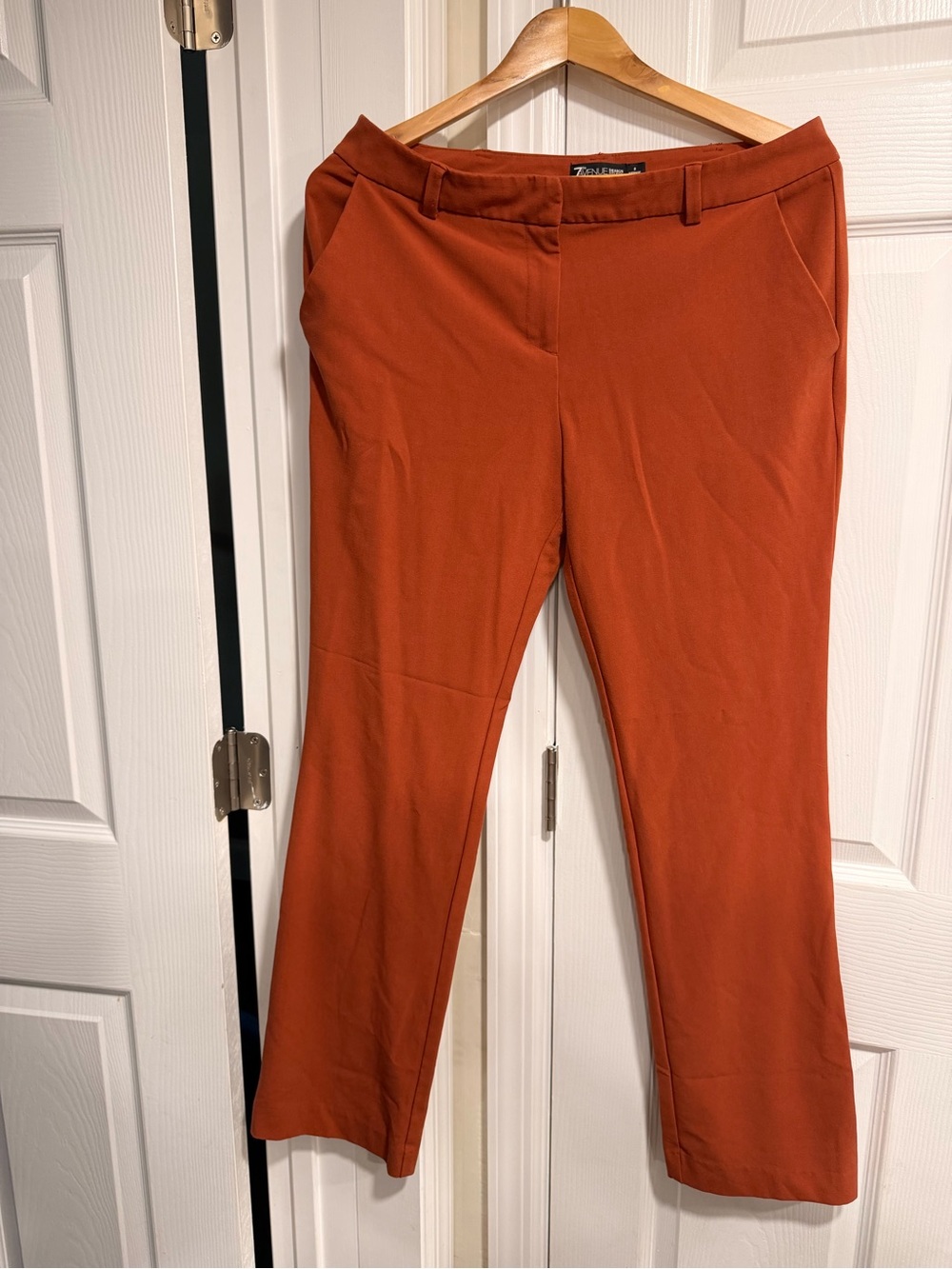 New York & Company Burnt Orange Boot Cut Pants